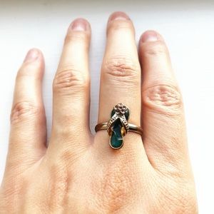 👡Vintage 90’s flip flop sandal mood ring